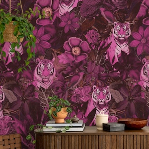 Fancy Jungle Opulence With Tigers
