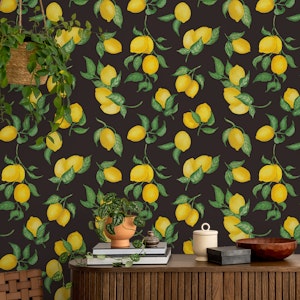 Lemons Gouache 17 Black Chocolate