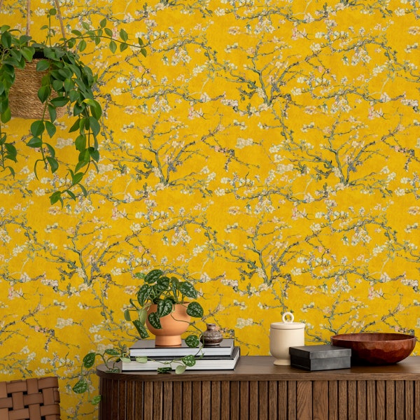 Vincent Van Gogh Almond Blossom Naples Yellow