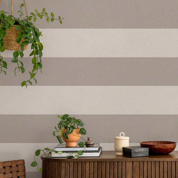 BEIGE BOLD STRIPES