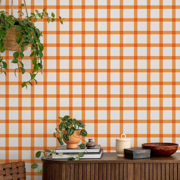 Picnic Orange Pattern