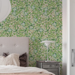 Vincent Van Gogh Roses in Pistachio Green