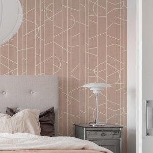 Elegant Lines Decor - Rosy Canvas