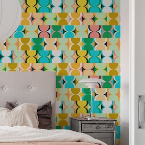 Abstract Hourglass Mid Century Decor 03 WP