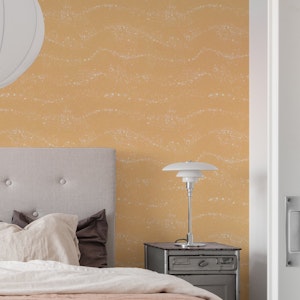 Desert Sand Glitter on Pale Honey Yellow WP
