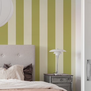 Olive Green Stripes - Wide