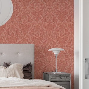 Royal Peach Ornate Design