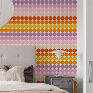 Warm Sunset Dots