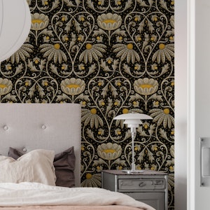 Night Flowers and Fireflies for Bedroom