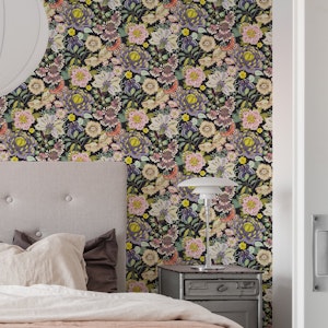 Dark florals - small scale