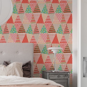 patchwork triangles doodle