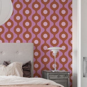 Retro Loop Pink and Brown