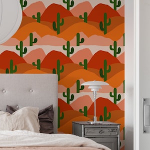 Terracotta Cactus Art