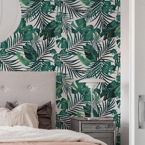 Tropical Jungle Leaves 1 - Repeating