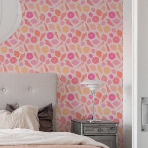 Pastel Pink and peach coastal shells