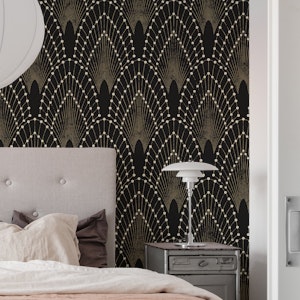 Art Deco Glam - black