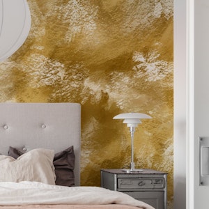 Painterly Background - Ochre