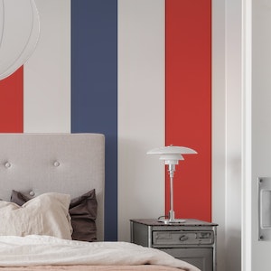 Red white and blue stripes wallpaper