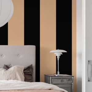 Pink and Black Stripes wallpaper 1
