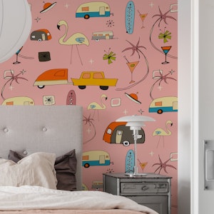 vintage kitsch pink
