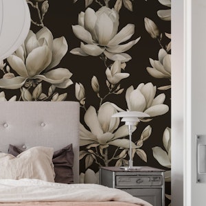 Magnolia Spring Romance Ivory Brown