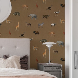 Savanna march in camel beige
