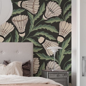 Whimsical badminton plants