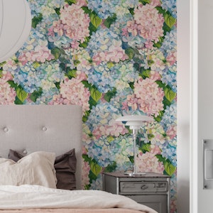 Bubblegum Hydrangea Vintage Art