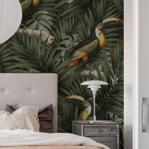 Toucans Lush Tropical Jungle Paradise