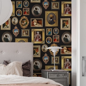 Dog Lovers Portrait Collection in black
