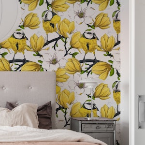Spring time in yellow and white