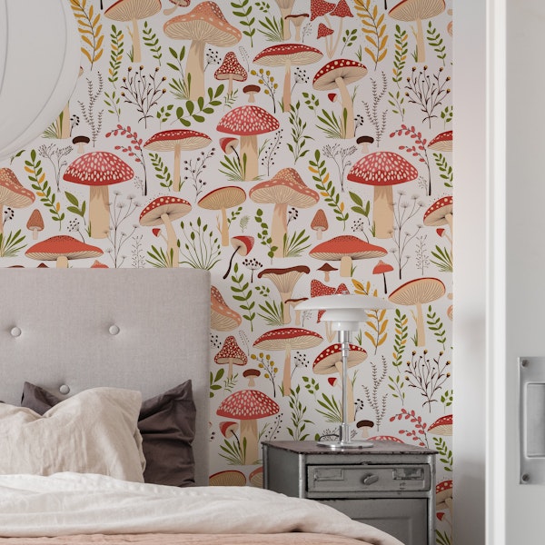 Charming Forest Fungi Design