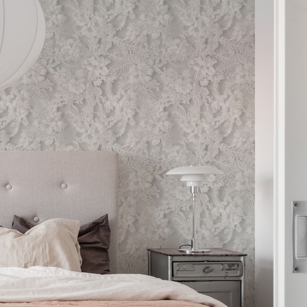 Delicate Flowers in White