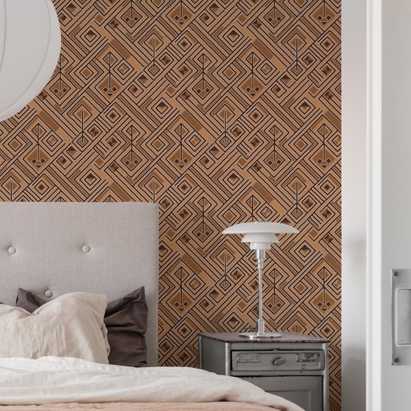 KUBA EARTH TONES PATTERN