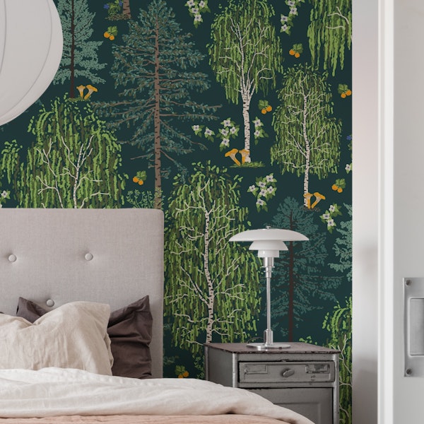 Scandinavian boreal forest flora