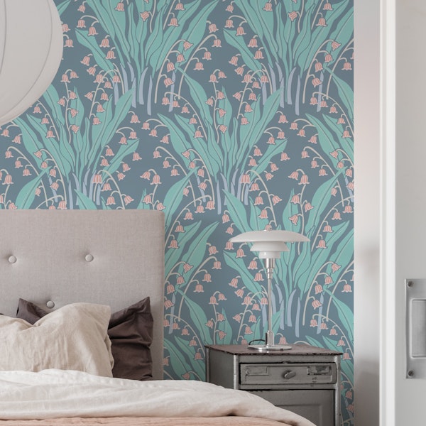 LILY OF THE VALLEY Fresh Floral - Blue