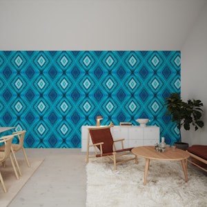 Blue Diamond Waves