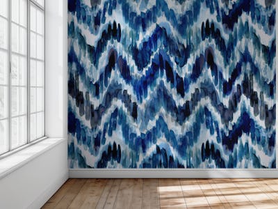 Watercolor Ikat