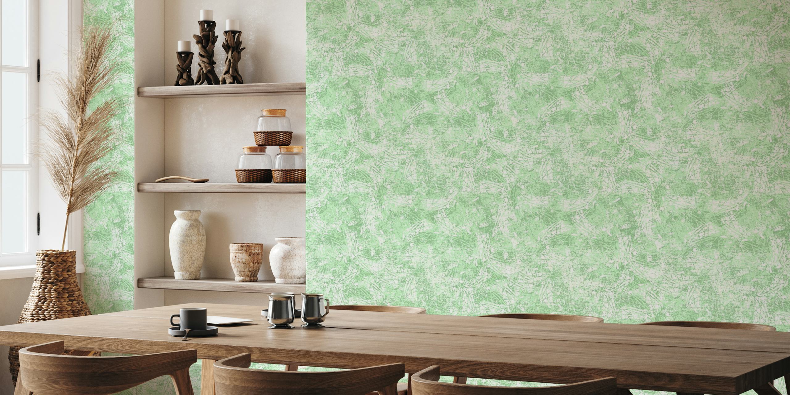 Green Plaster wallpaper