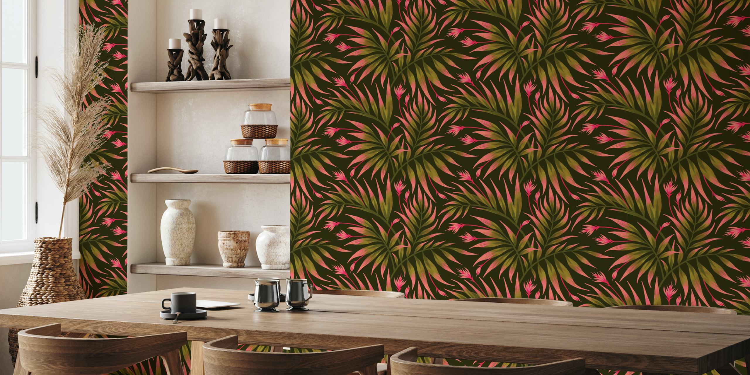 Papier peint Waikiki Palm dans une pièce