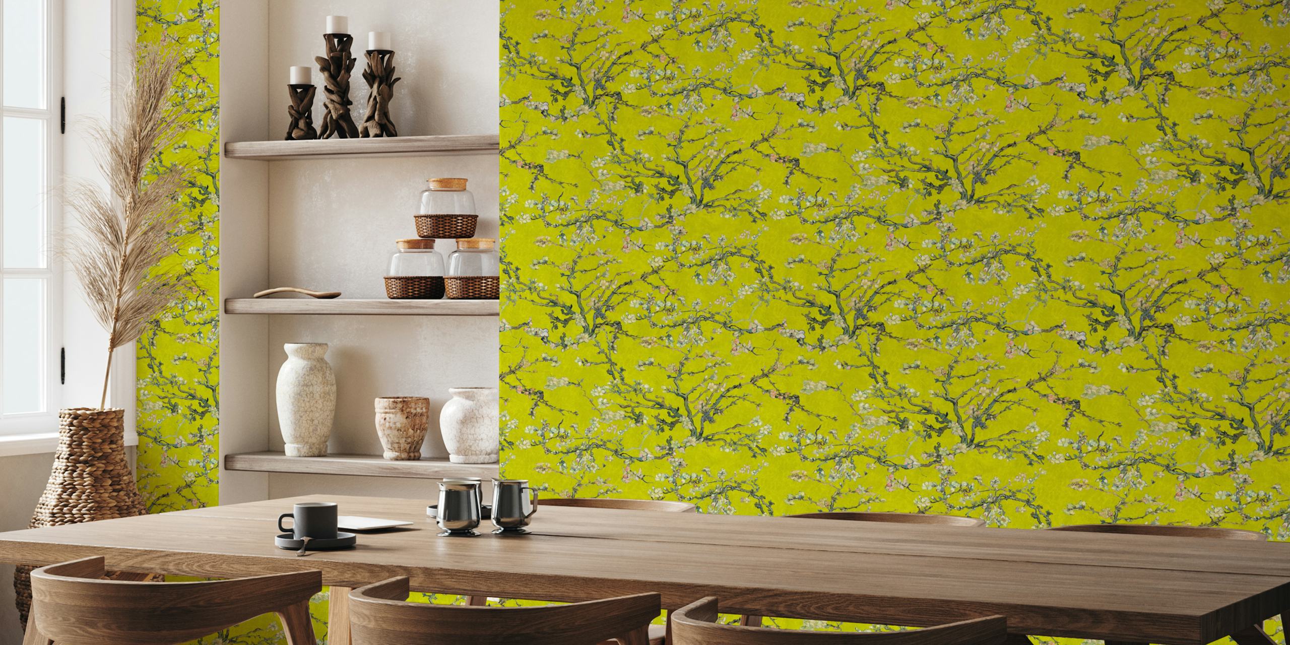 Vincent Van Gogh Almond Blossom tapetti huoneessa