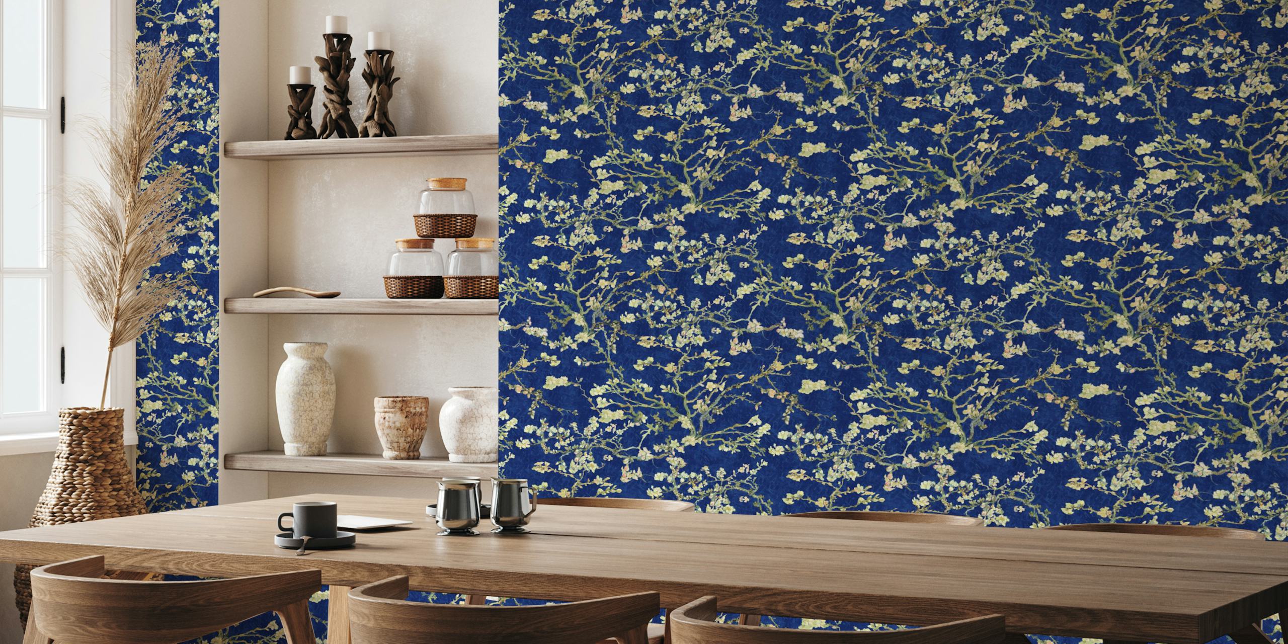 Vincent Van Gogh Almond Blossom wallpaper in a room