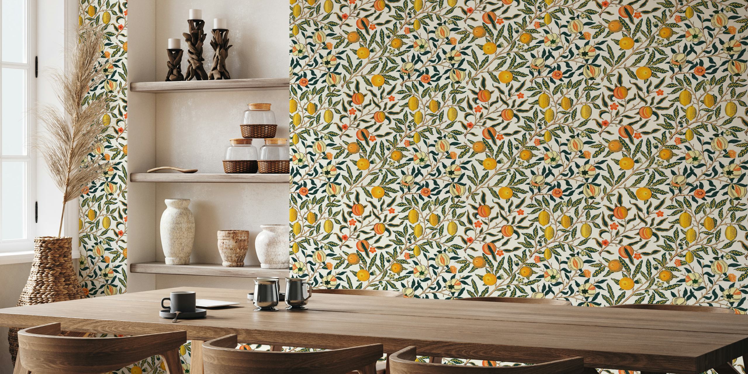 William Morris Pomegranate wallpaper in a room