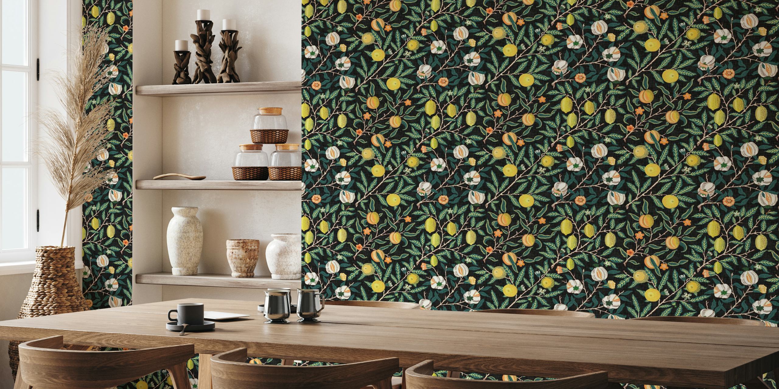 William Morris Pomegranate wallpaper in a room