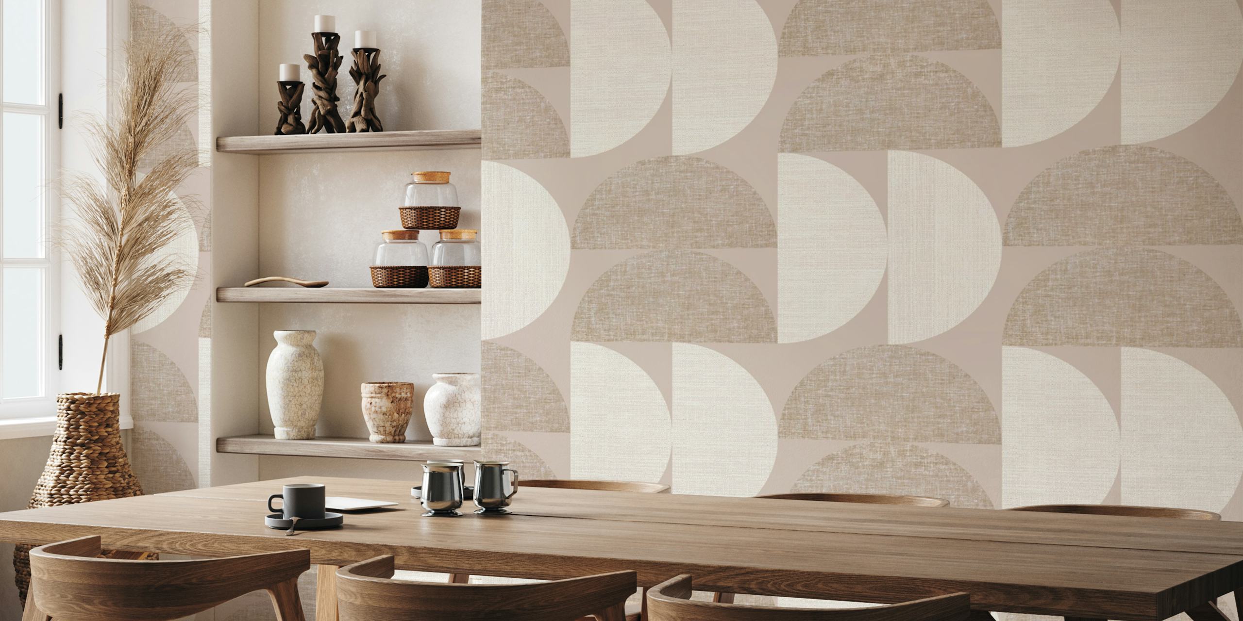 Design tapety Mid Century 11 w pomieszczeniu