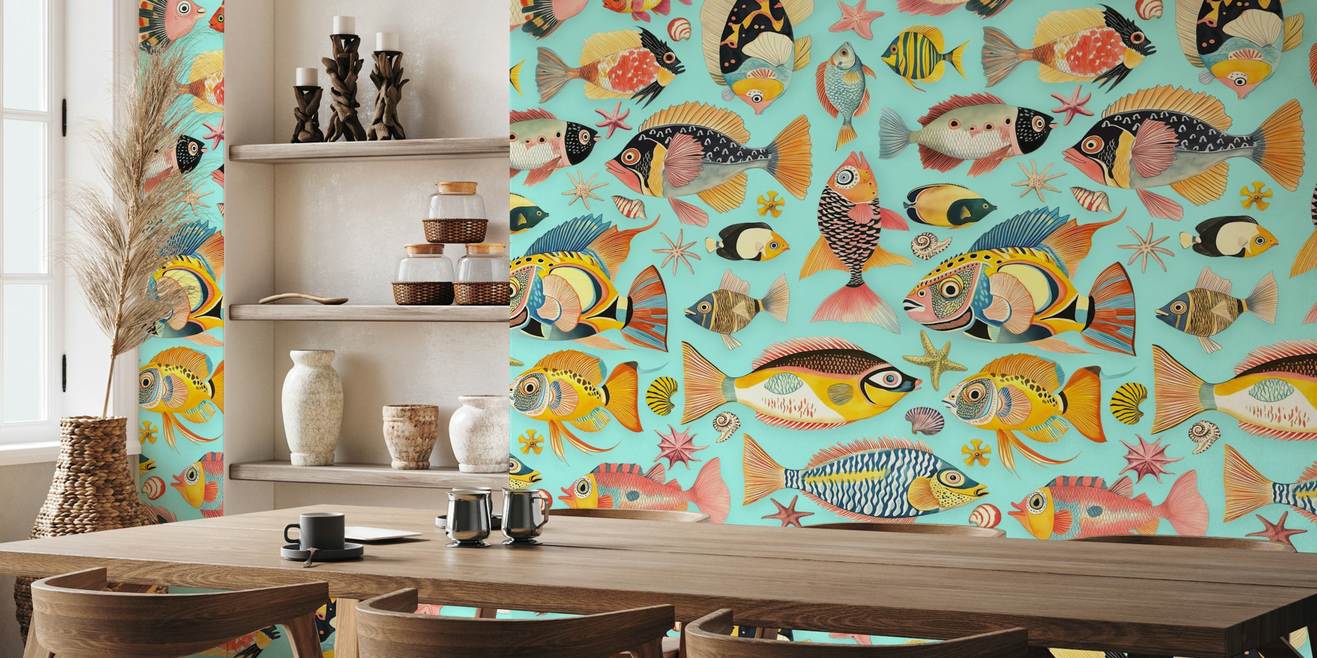 Multicolor Fish Underwater Marine Life tapeta