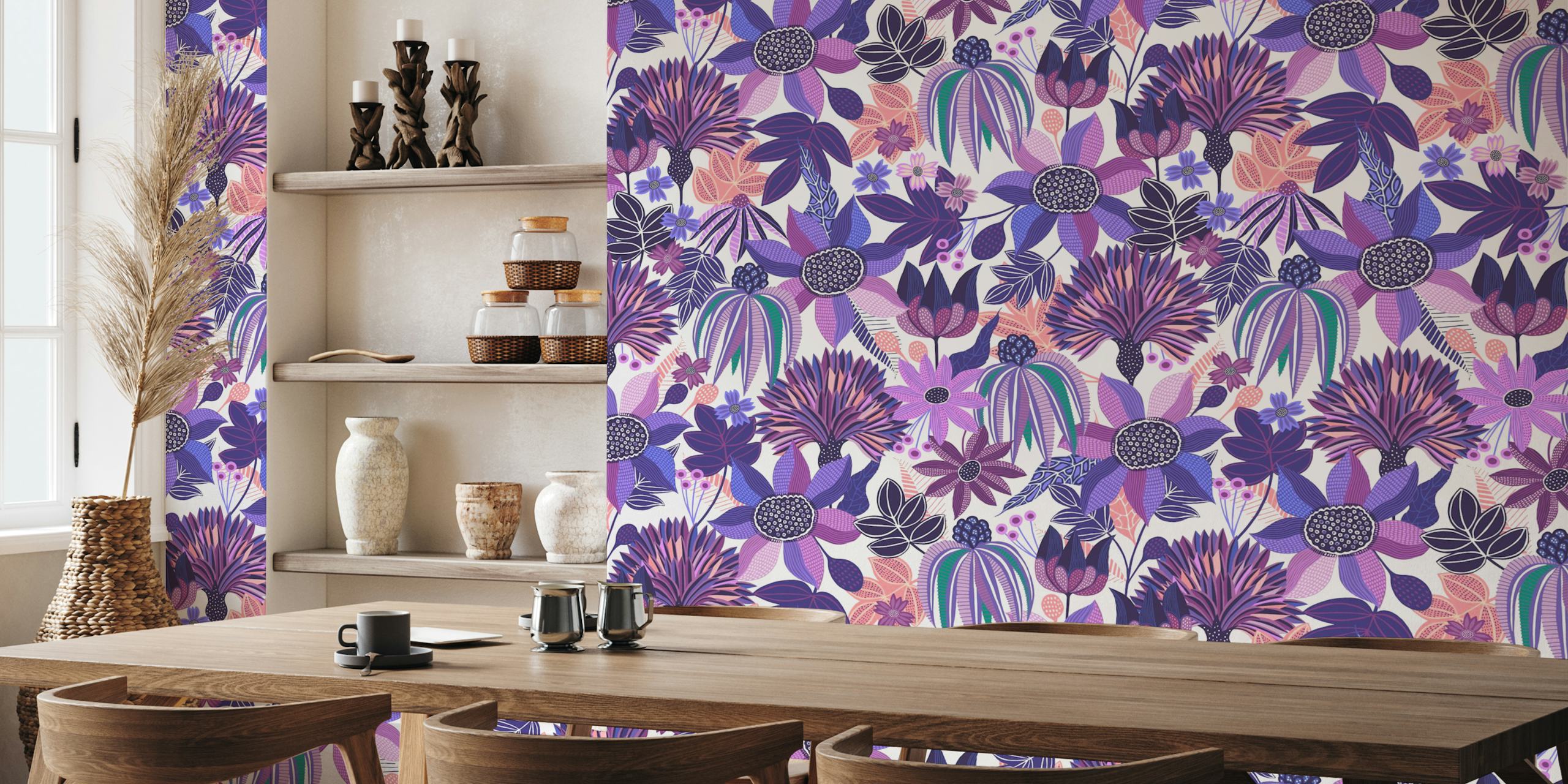 Design tapety Purple Paradise Garden