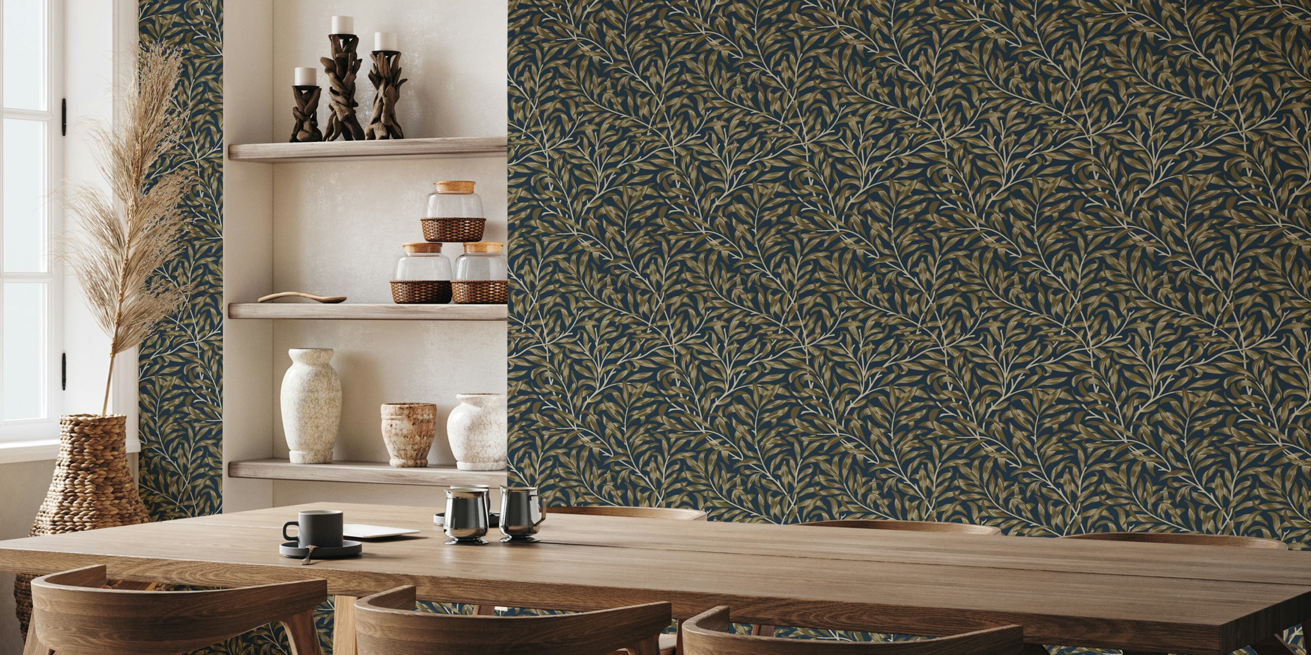Willow Bough By William Morris - Dark Blue ταπετσαρία