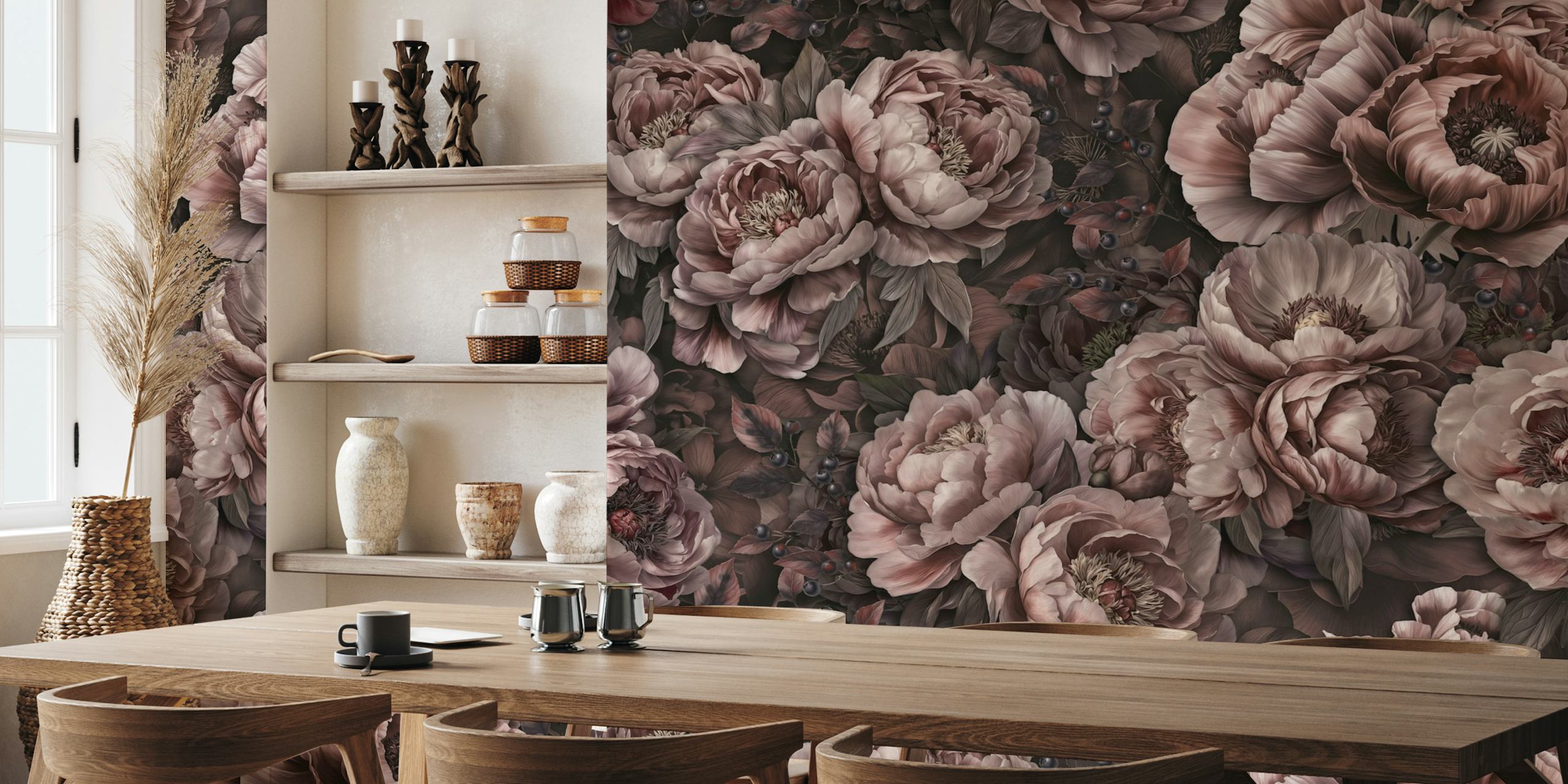 Lush Flower Reverie behangontwerp