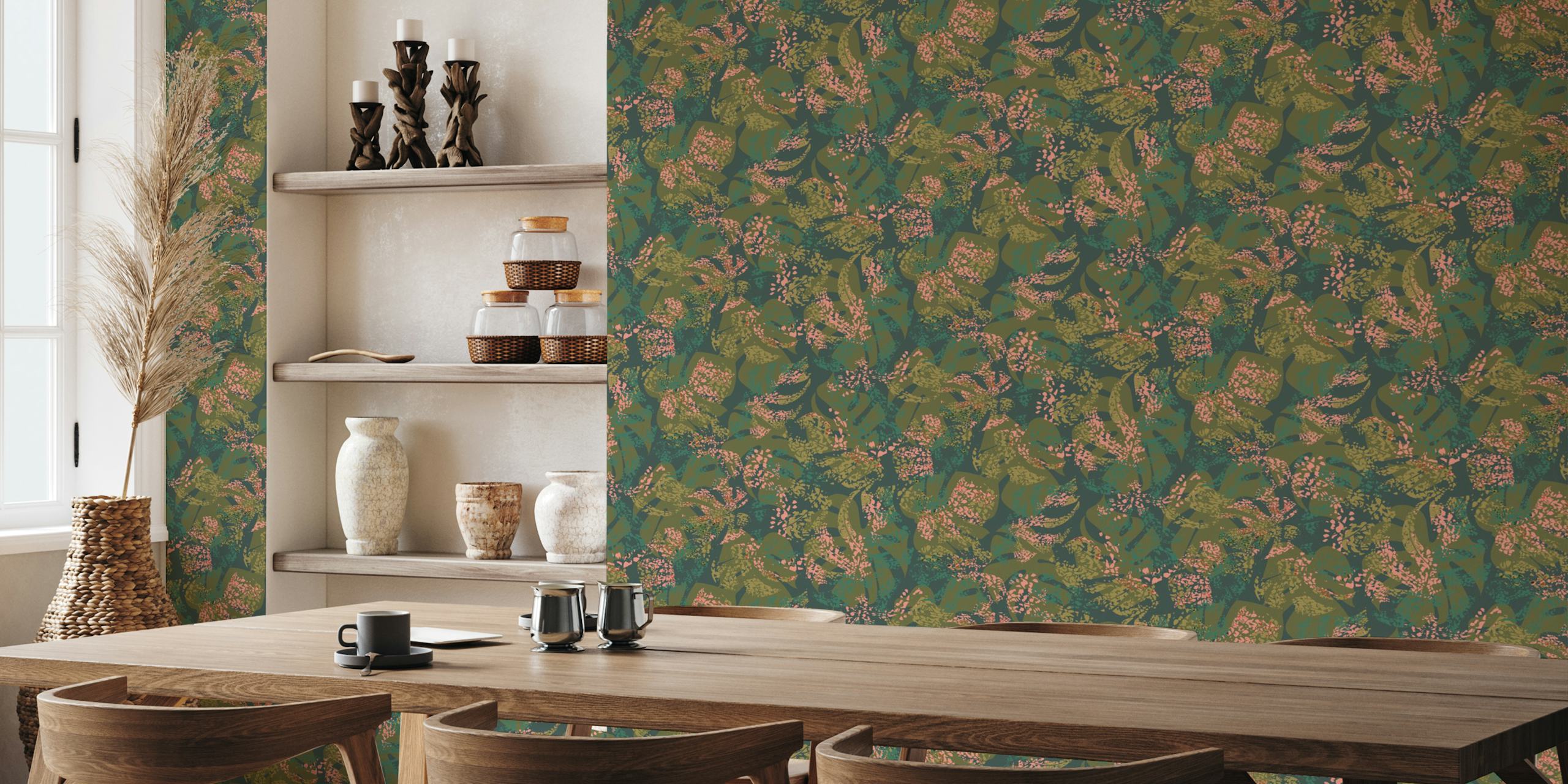 Tropicana Texture wallpaper in stylish room
